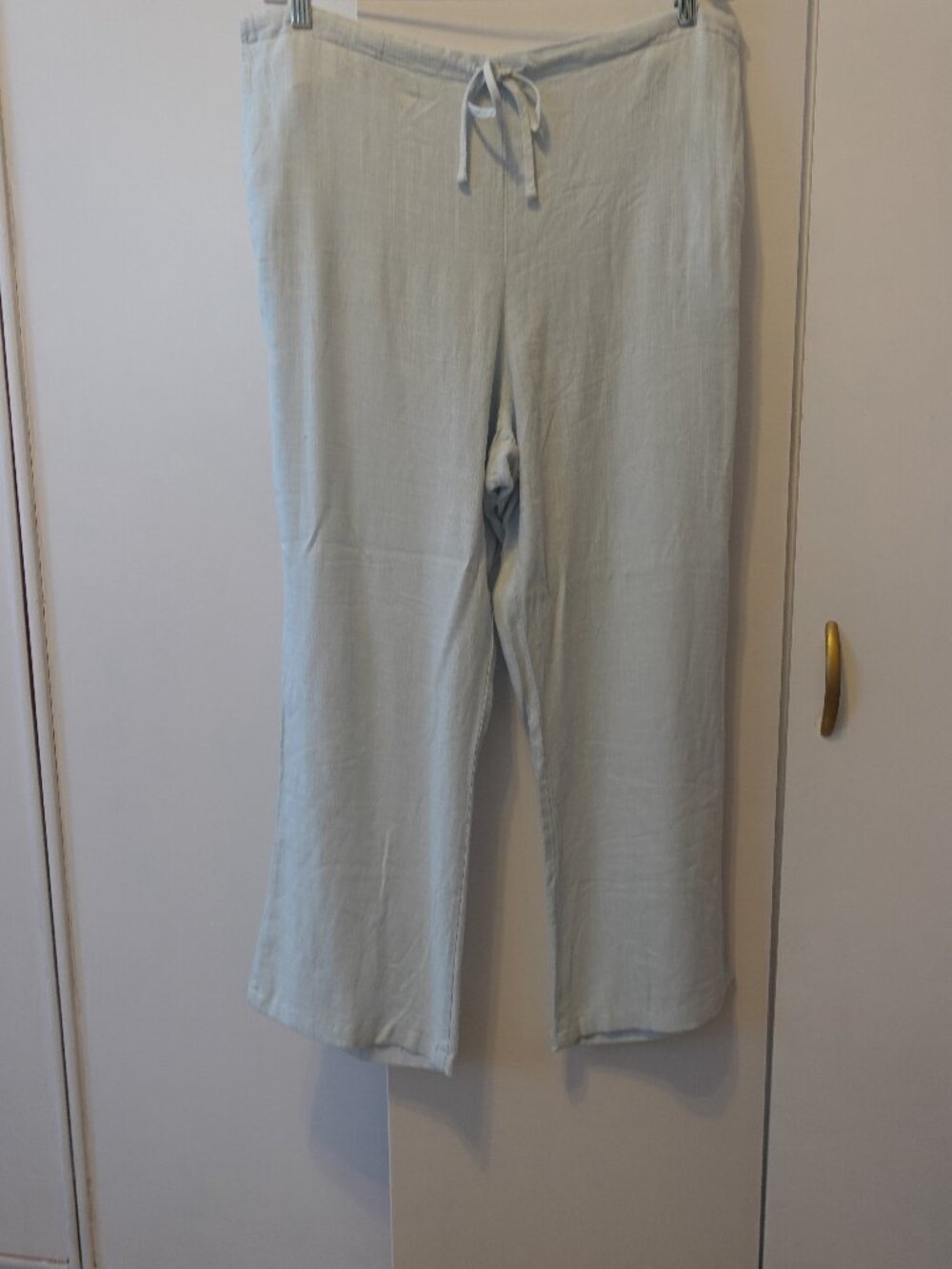 Wild Fable Light Blue Linen blend wide pants, size M, inseam 26", extra baggy